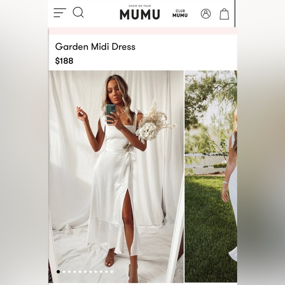 NWT Show Me Your Mumu Garden Midi Dress - Picture 5 of 10